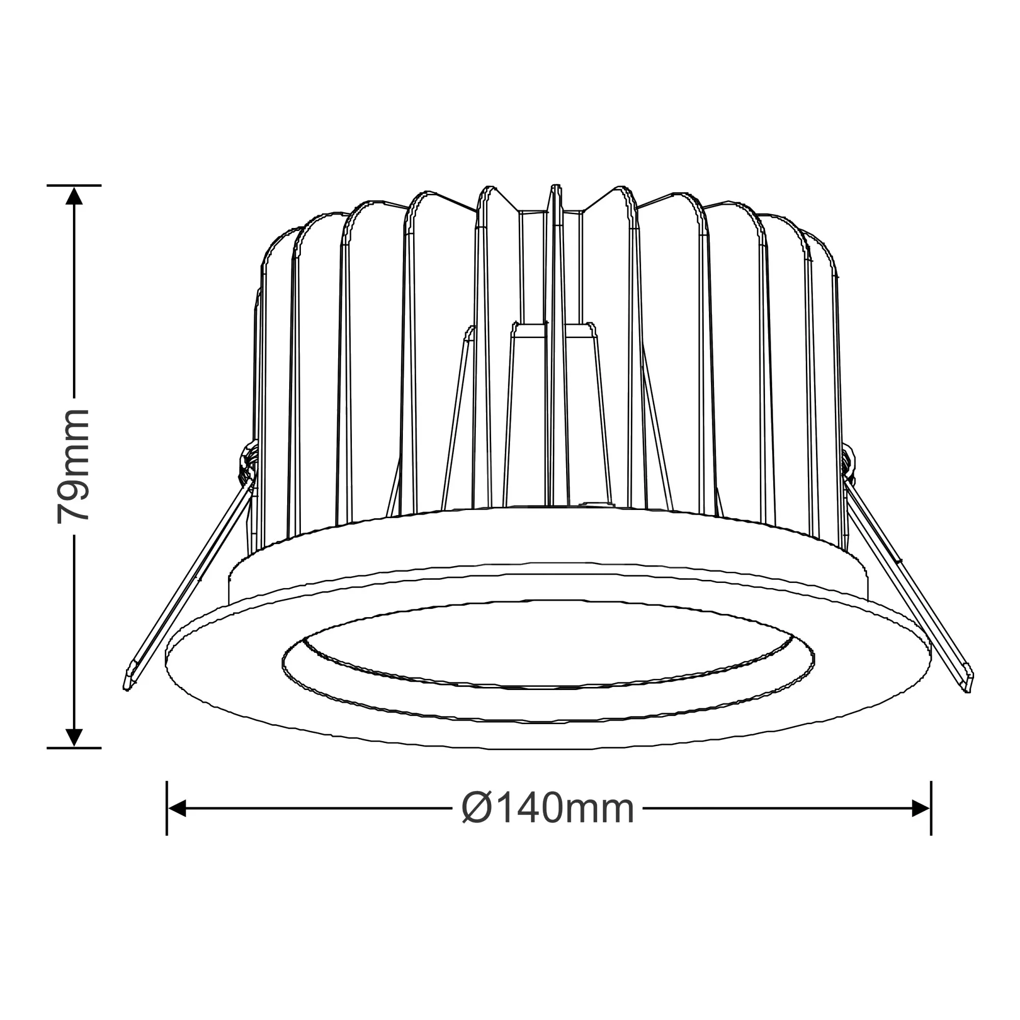 Brio 12 Recessed Ceiling Luminaires Dlux Round Recess Ceiling